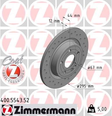 Brake Disc SPORT BRAKE DISC Z 400.5543.52