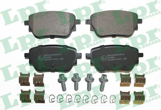 Brake Pad Set, disc brake 05P2132K