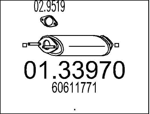 Front Muffler 01.33970