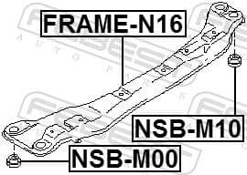 Bushing, axle beam NSB-M10 - image 2