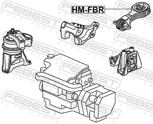 Mounting, engine HM-FDR - image 2