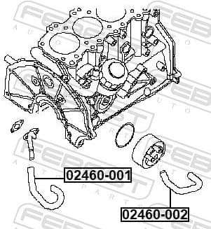 Coolant Pipe 02460-002 - image 2