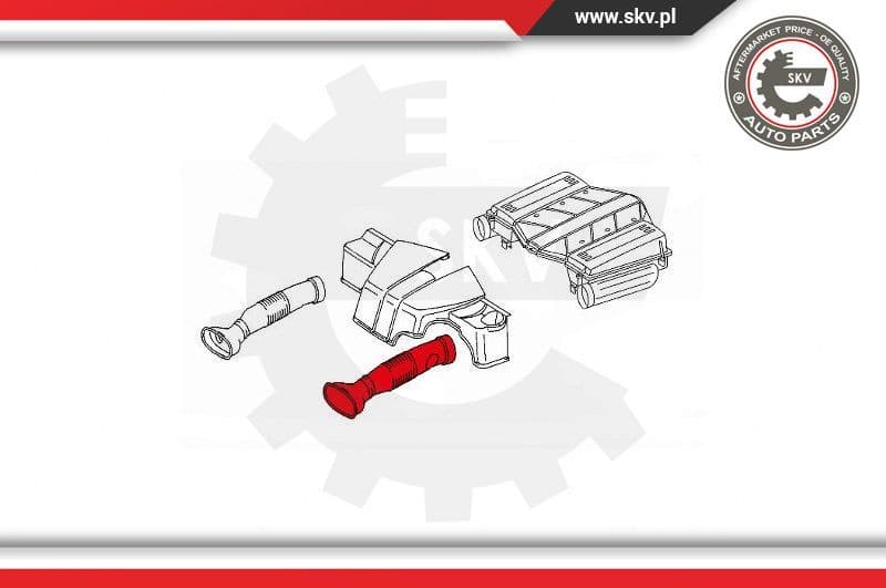 Intake Hose, air filter 43SKV917 - image 4