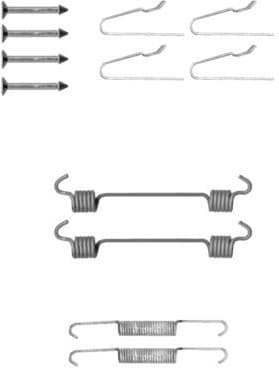 Accessory Kit, parking brake shoes 97034600