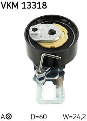 Tensioner Pulley, timing belt VKM13318 - image 2