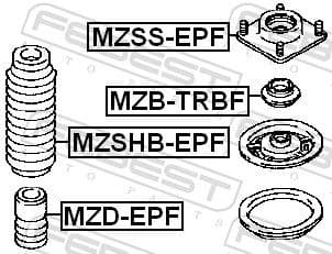 Rubber Buffer, suspension MZD-EPF - image 2
