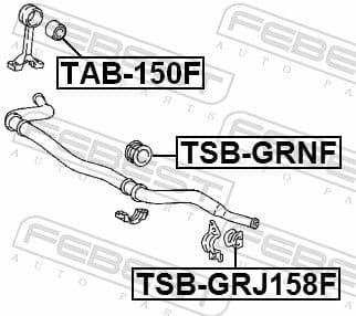 Mounting, axle strut TAB-150F - image 2