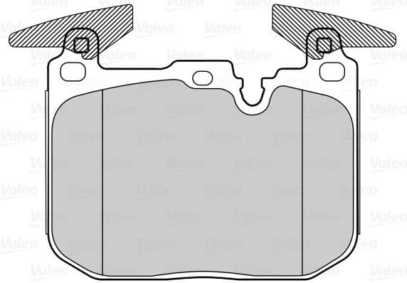 Brake Pad Set, disc brake ESSENTIAL 302267 - image 2