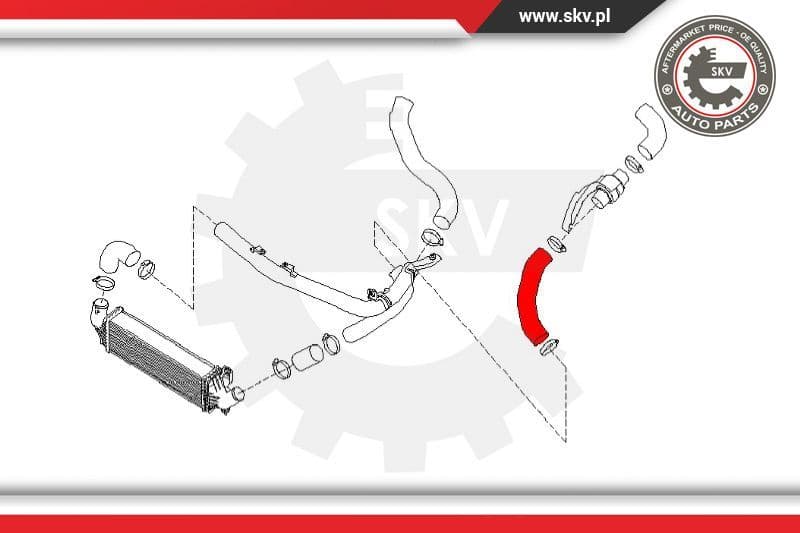 Charge Air Hose 24SKV583 - image 4