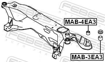 Bushing, axle beam MAB-4EA3 - image 2