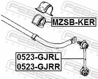 Mounting, stabiliser bar MZSB-KER - image 2