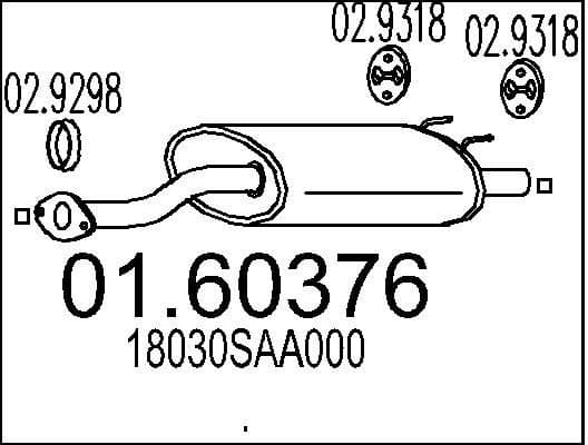 Rear Muffler 01.60376