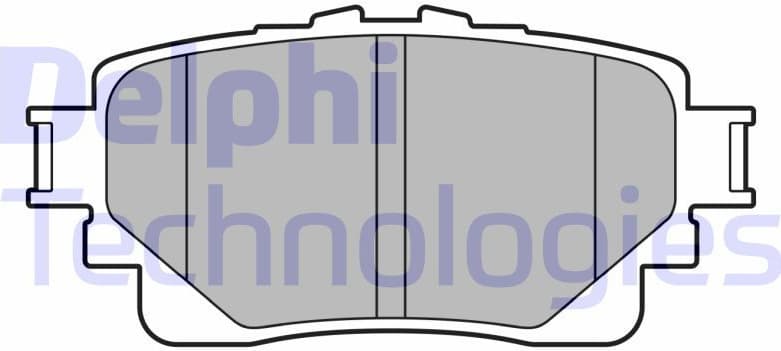 Brake Pad Set, disc brake LP3599