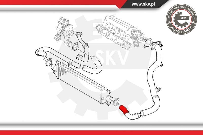 Charge Air Hose 24SKV557 - image 4