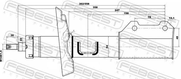 Shock Absorber 10660618FR - image 2