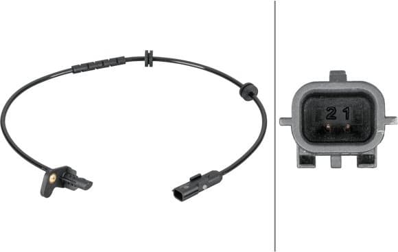 Sensor, wheel speed 6PU 012 806-871