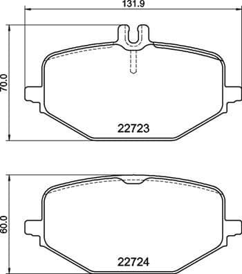 Brake Pad Set, disc brake PRIME LINE P50168