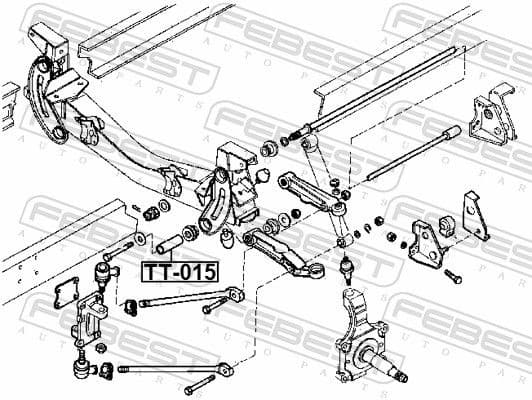 Sleeve, control arm mounting TT-015 - image 2