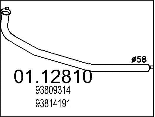 Exhaust Pipe 01.12810