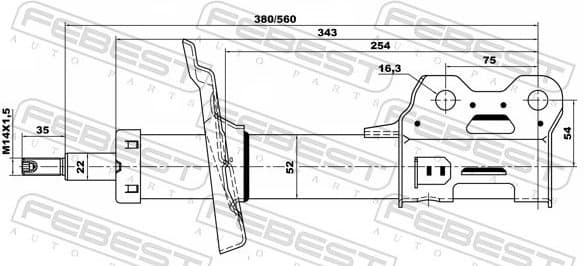Shock Absorber 18110-001FL - image 2