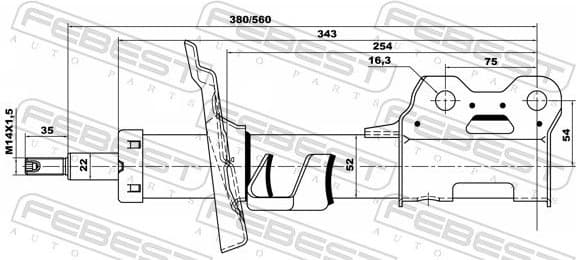 Shock Absorber 18110-001FR - image 2