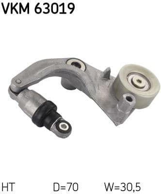 Belt Tensioner, V-ribbed belt VKM 63019 - image 2