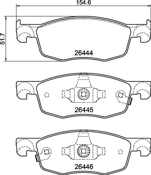 Brake Pad Set, disc brake PRIME LINE P83185