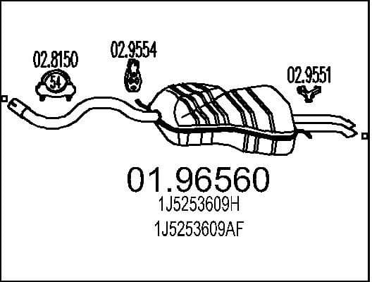 Rear Muffler 01.96560
