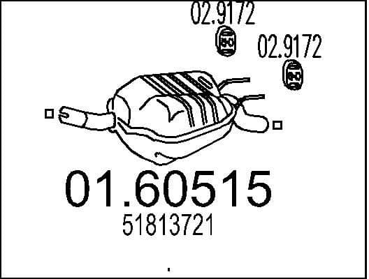 Rear Muffler 01.60515