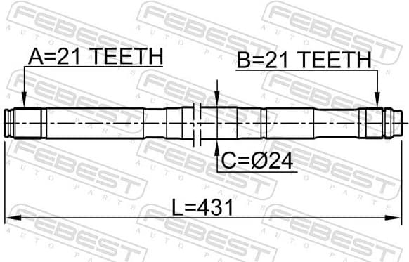 Drive Shaft 0212-QG15LH - image 2