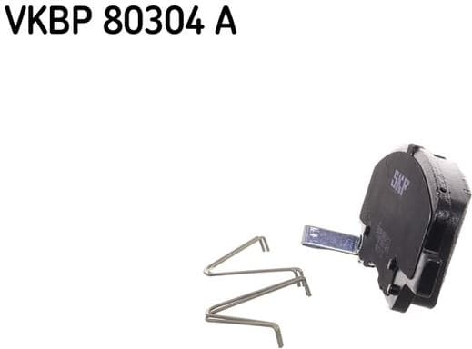 Brake Pad Set, disc brake VKBP80304A - image 2