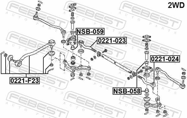 Bush, steering arm NSB-059 - image 2