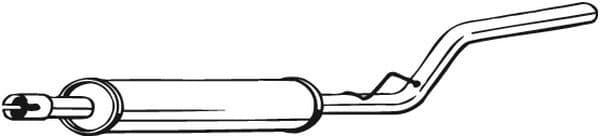 Centre Muffler 278-337