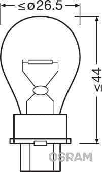 Bulb P27W-SCT - image 2