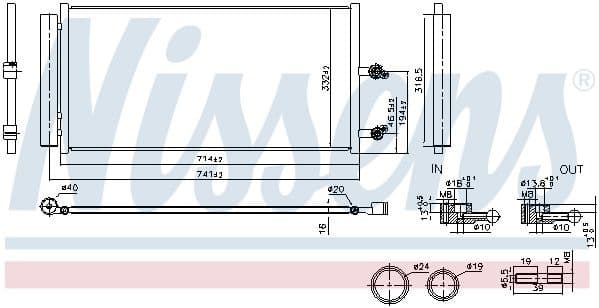 Condenser, air conditioning ** FIRST FIT ** 941291