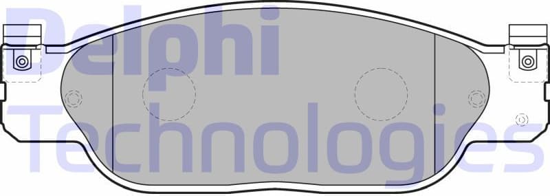 Brake Pad Set, disc brake LP1468