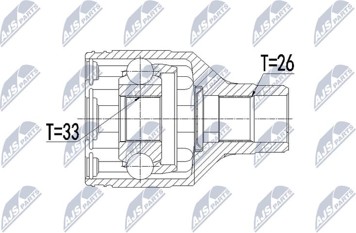 Joint Kit, drive shaft NPW-SU-016