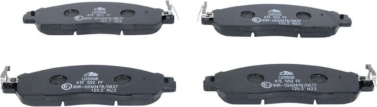 Brake Pad Set, disc brake ATE Ceramic 13.0470-5508.2