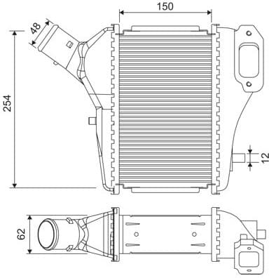 Charge Air Cooler 822902