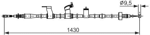 Cable Pull, parking brake 1 987 482 845 - image 5
