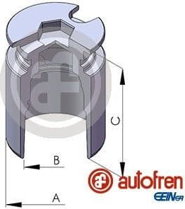 Piston, brake caliper D025777