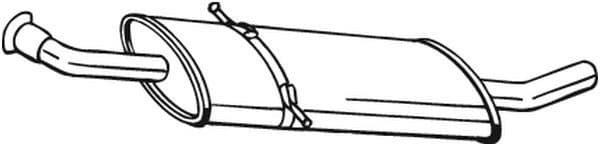 Centre Muffler 175013