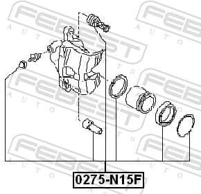 Repair Kit, brake caliper 0275-N15F - image 2