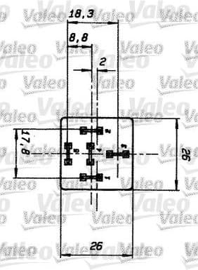 Relay, main current 643818
