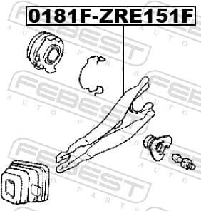 Release Fork, clutch 0181F-ZRE151 - image 2