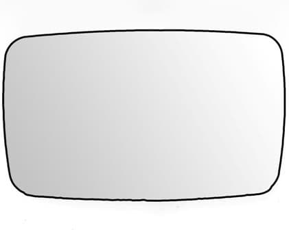 Mirror Glass, exterior mirror LORO 2434G02