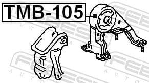 Mounting, engine TMB-105 - image 2