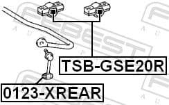 Mounting, stabiliser bar TSB-GSE20R - image 2
