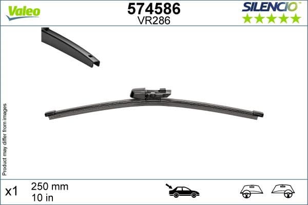 Wiper Blade SILENCIO REAR 574586