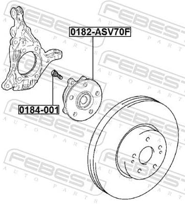 Wheel Hub 0182-ASV70F - image 2